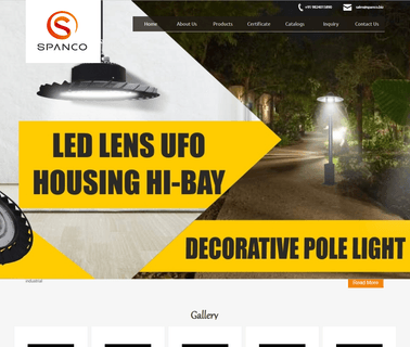 Spanco Semiconductors square street light led