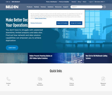 Belden blue hose