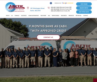 Furnace Repair AC Service Berlin Md Arctic Heating & Air residential furnaces