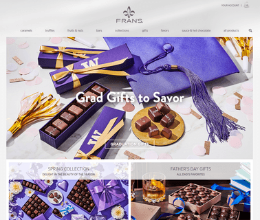 Frans Chocolates: Profile truffles organic