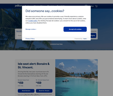 Jetblue Airways travel long