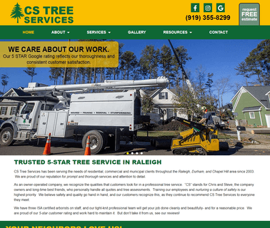 Cs Tree Services Raleigh Nc Tree Removal apex control
