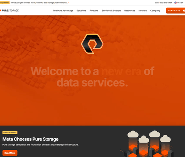 Pure Storage mountain storage