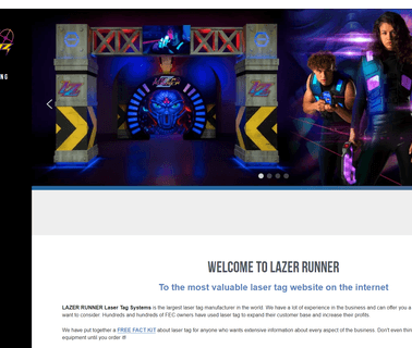 Lazer Runner Laser Tag Systems bowling cheerleading