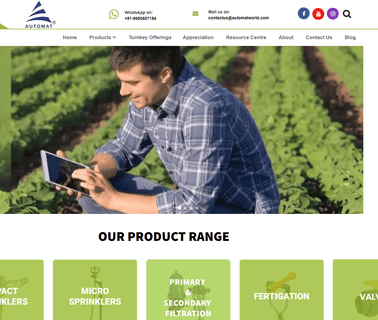 Automat Industries irrigation facilities
