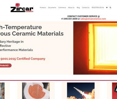 Zircar Ceramics refractories insulation