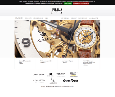 Filius Zeitdesign Gmbh & Co. Kg design watches