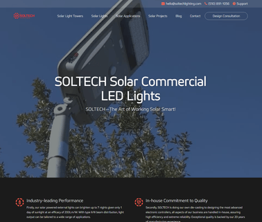 Soltech Lighting - Solar Street Light, Off Grid solar off grid products