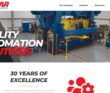 Linear Transfer Systems feed robots