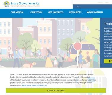 National Complete Streets Coalition/Smart Growth America sustainable build