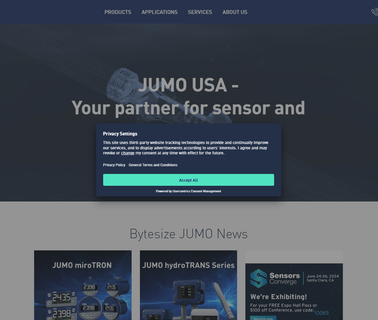 Jumo Process Control thermocouple and rtd