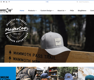 Master Industrial Ltd. baseball trucker hat