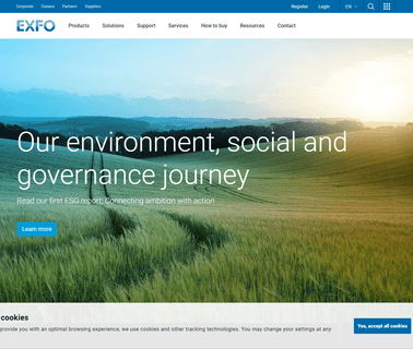Network Test, Monitoring and Analytics Experts exfo otdr