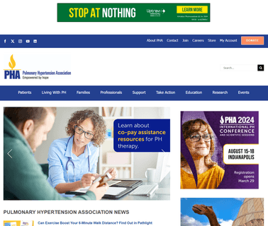Pulmonary Hypertension Association spring medical