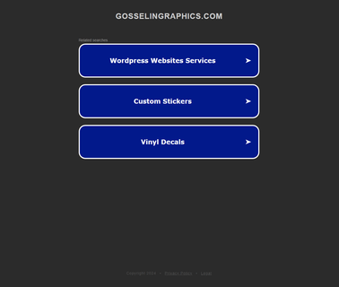 Gosselin Graphics Inc banner custom