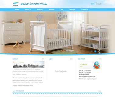 Qingdao King Wing Trade bedroom furniture cot