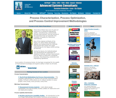 M/Pcps Original Methodology for Process Characterization characterization