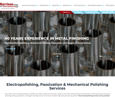 Harrison Electropolishing L.P. electropolishing nitinol