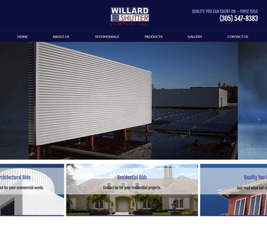 Willard Shutter exterior shutters