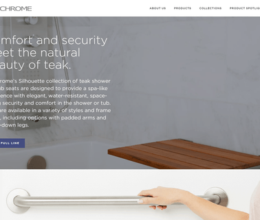 Seachrome washroom toilet