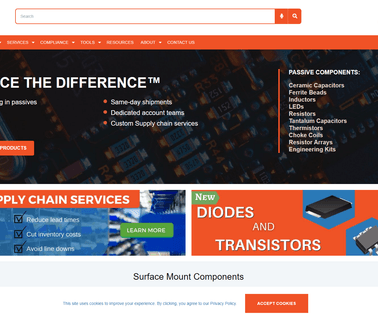 Chip Capacitors, Chip Resistors, ntc thermistors manufacturer