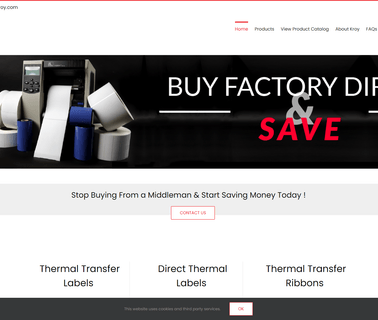 Kroy Online - Cost Effective Labeling Solutions labels ready