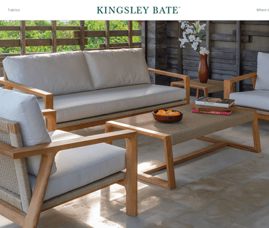 Kingsley Bate solid outdoor furniture