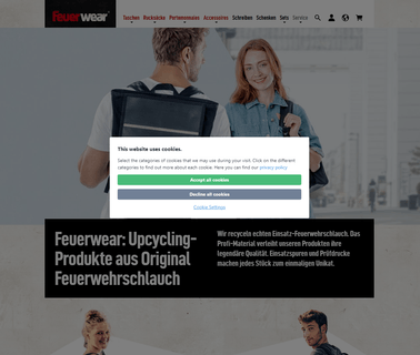 Feuerwear Gmbh & Co. Kg messenger bag leather