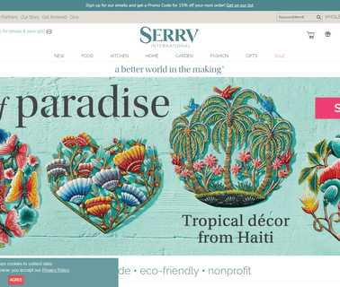 Serrv International holiday baskets