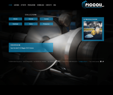 Piccoli S.R.L. Con Socio Unico drawing brass