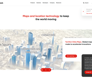 Tomtom International tape bicycle