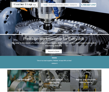 Master Shop | Tool & Die Machining Oakville | Home metal assembly tool