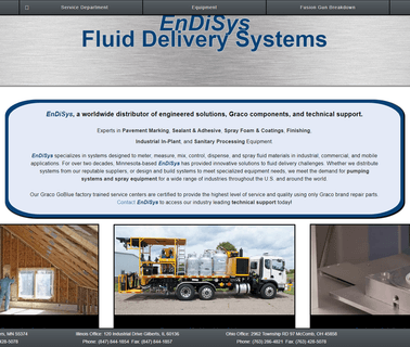 Endisys Fluid Delivery Systems delivery pumps