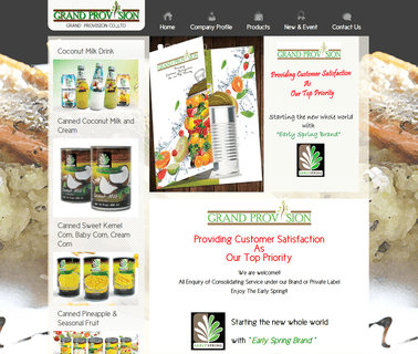 Grand Provision food pet bottle