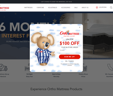 Ortho Mattress box springs mattresses