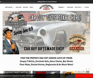 Magnetic Finger Tool / The Busted Knuckle Garage automotive signs