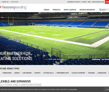 Hussey Seating Co hardware fixed