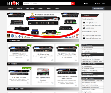 Thor Broadcast hdtv and digital cable