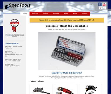 Spec Tools & Skew Products, unique battery