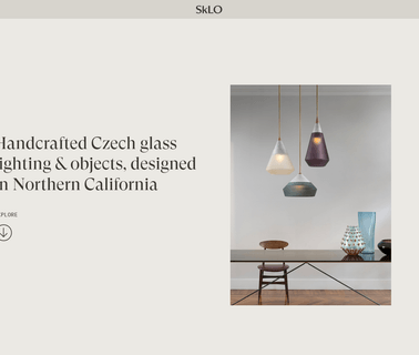 Homepage - Sklo blown handmade