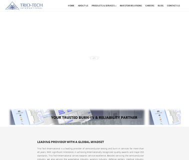 Trio-Tech International van tech