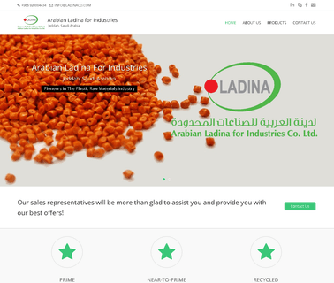 Arabian Ladina For Industries blue polypropylene