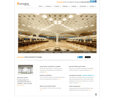 Formglas - We Are the World Leader in Molded Gypsum Concrete glass molded