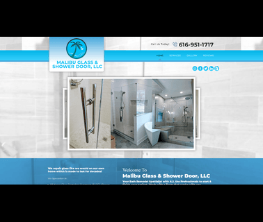Malibu Glass Shower Door and Installation Grand Rapid Mi installers