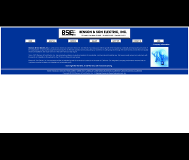 Welcome to Benson and Son Electric  home standby power