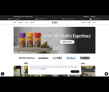 #1 Trusted Brand of Cbd Oil, Vape Juice & More; Koi thc vape