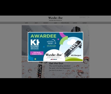 Wunder-Bar dispenser dispensing