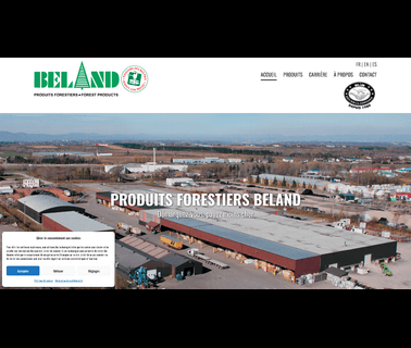 Beland Forest Products treated lumber