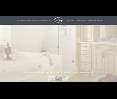 Solid Surface, Marble & Quartz Fabrication; Synmar showers and bathtubs