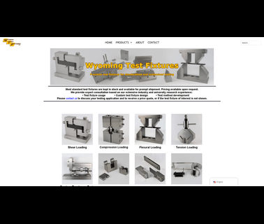 Wyoming Test Fixtures metals tensile